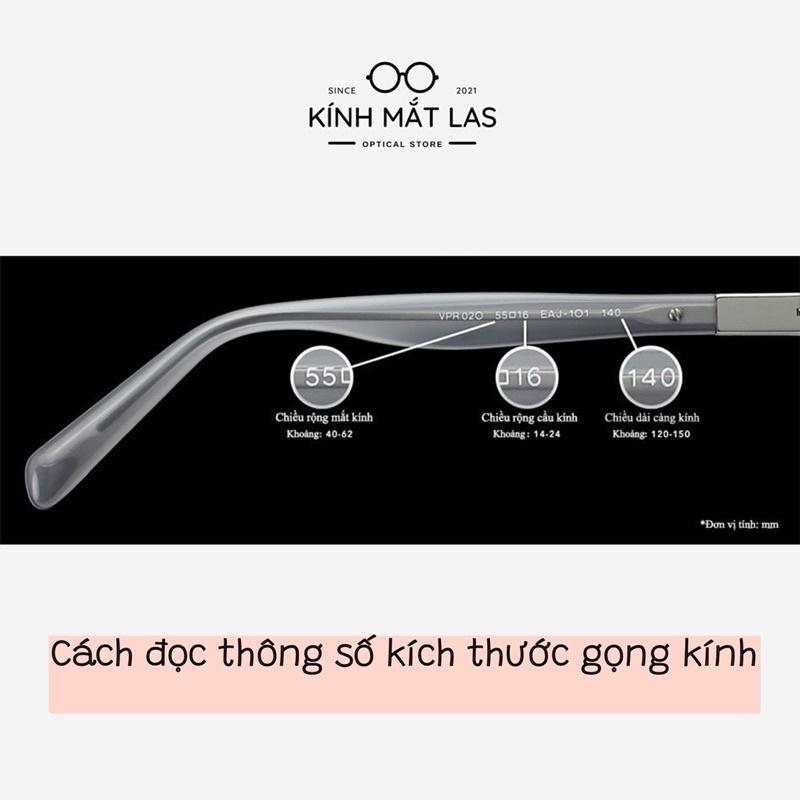 Gọng kính cận kim loại mắt vuông bầu, chất liệu TR90 và Titanium cao cấp, đẹp chắc chắn