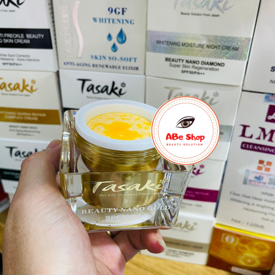 KEM TASAKI VÀNG - TRẮNG DA - NGỪA LÃO HÓA - PHỤC HỒI DA - WHITENING DERMA REPAIR COMPLEX CREAM 25G - BEAUTY NANO GOLD