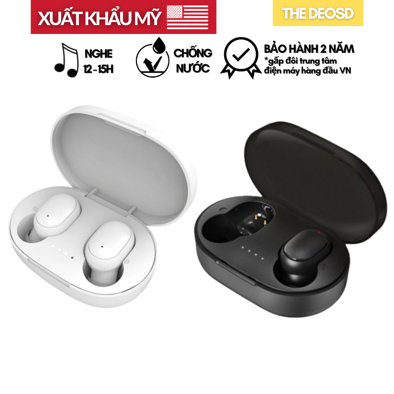 | Xuất Khẩu Mỹ - Nghe 12-15h | - Tai Nghe Bluetooth TWS Không Dây Có Mic  Đàm Thoại - The Deosd TD-A200S C2-X3S - Hàng Chính Hãng