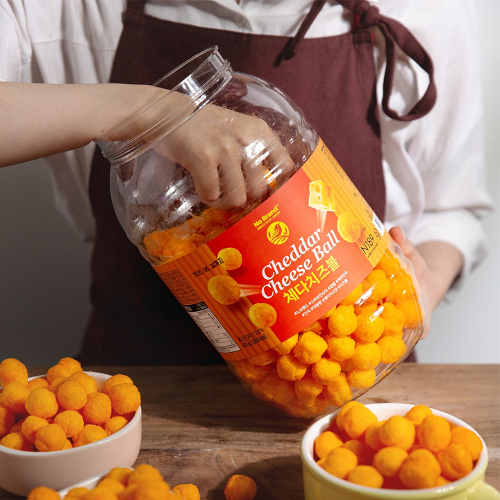 [Combo 2] Snack Cheese Ball Phô Mai Viên Size Jumbo No Brand 370g