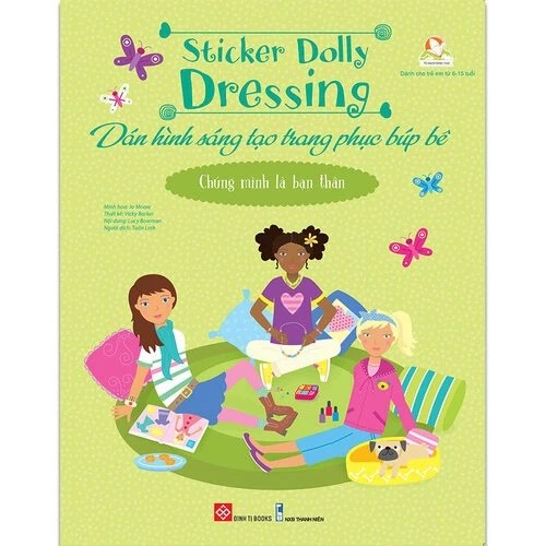 Sách Sticker Bóc Dán Quần Áo Búp Bê Cho Bé Gái - Sticker Dolly Dressing - Đinh Tị