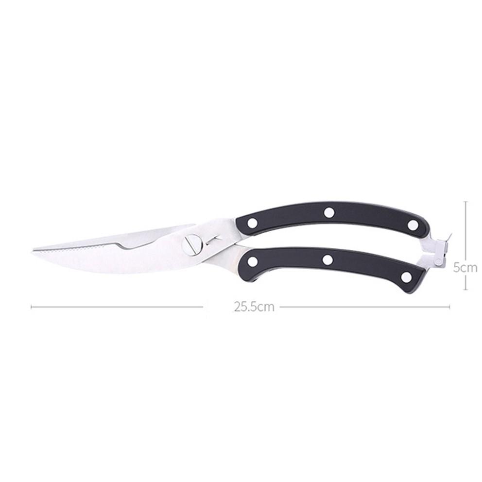 Kéo Cắt Gà Dài 25cm Bằng Thép Có Móc Gài Khóa