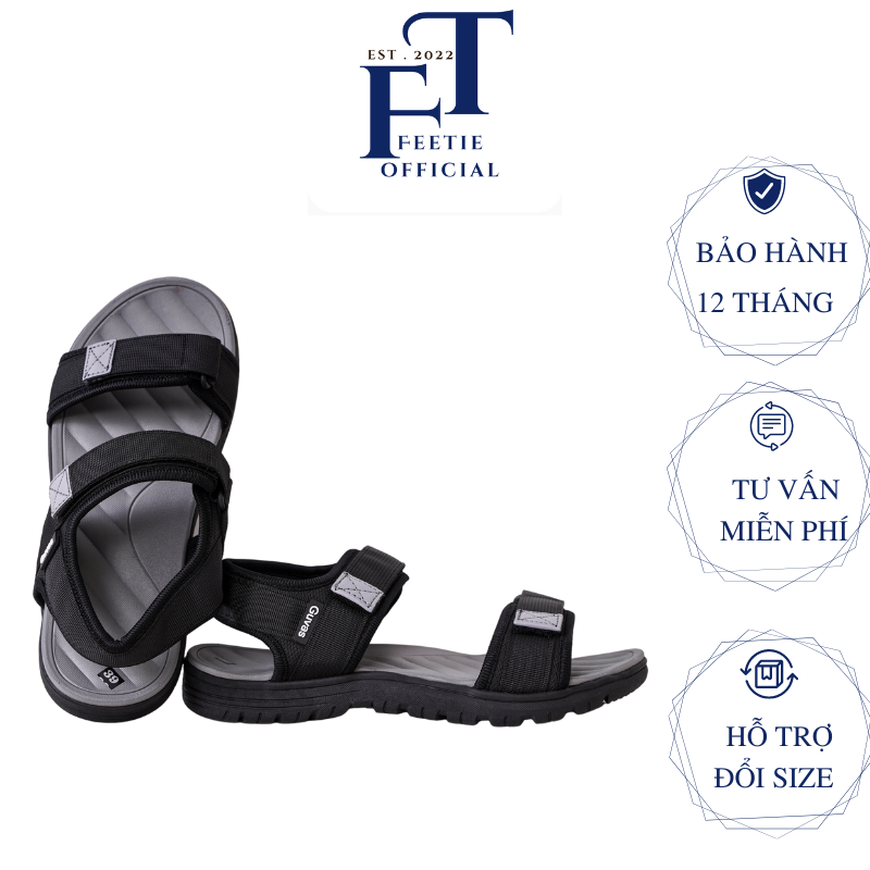 Sandal Unisex Quai Ngang Guvas Thời Trang Mang Đi Học ,Đi Chơi, Đi Du Lịch