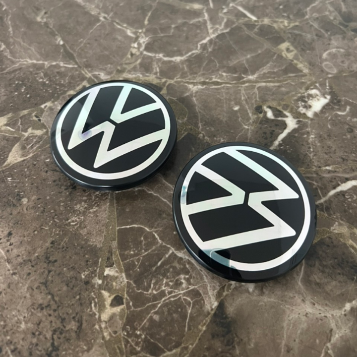 01 chiếc Logo chụp mâm, ốp lazang bánh xe ô tô dùng cho Volkswagen