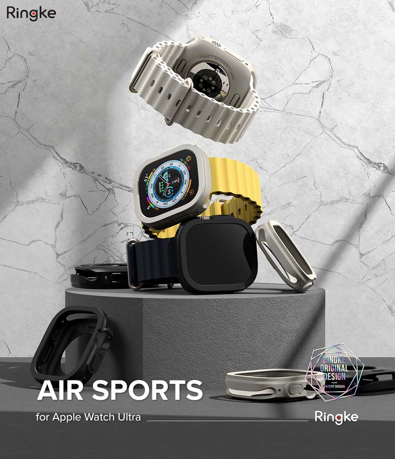 Ốp dành cho Apple Watch Ultra 2/1 RINGKE Air Sports - Hàng Chính Hãng