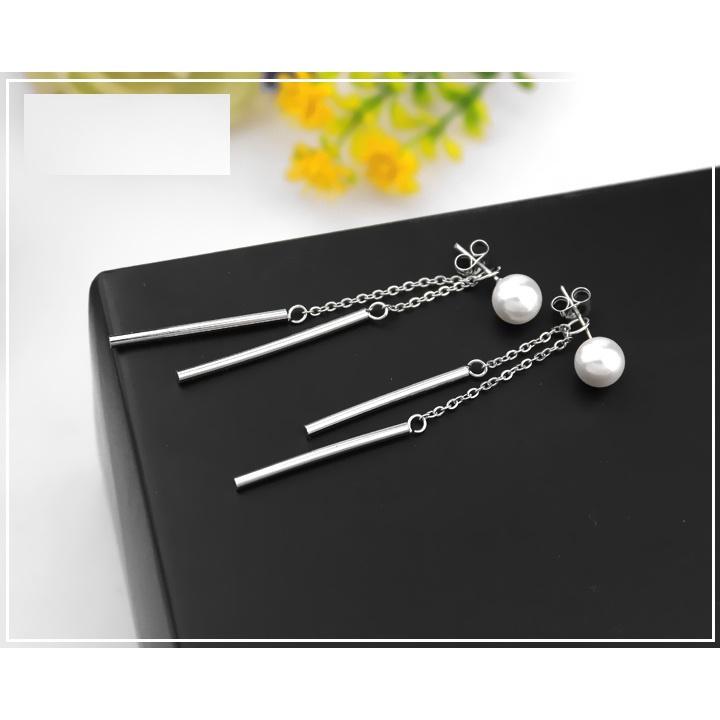 BÔNG TAI NỮ INOX THỜI TRANG TÒN TEN THÉP KHÔNG GỈ