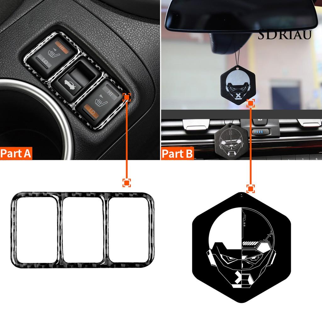 Miếng Dán Trang Trí Nút Điều Khiển Nhiệt Độ Cho Xe Nissan 370z Z34 09-20