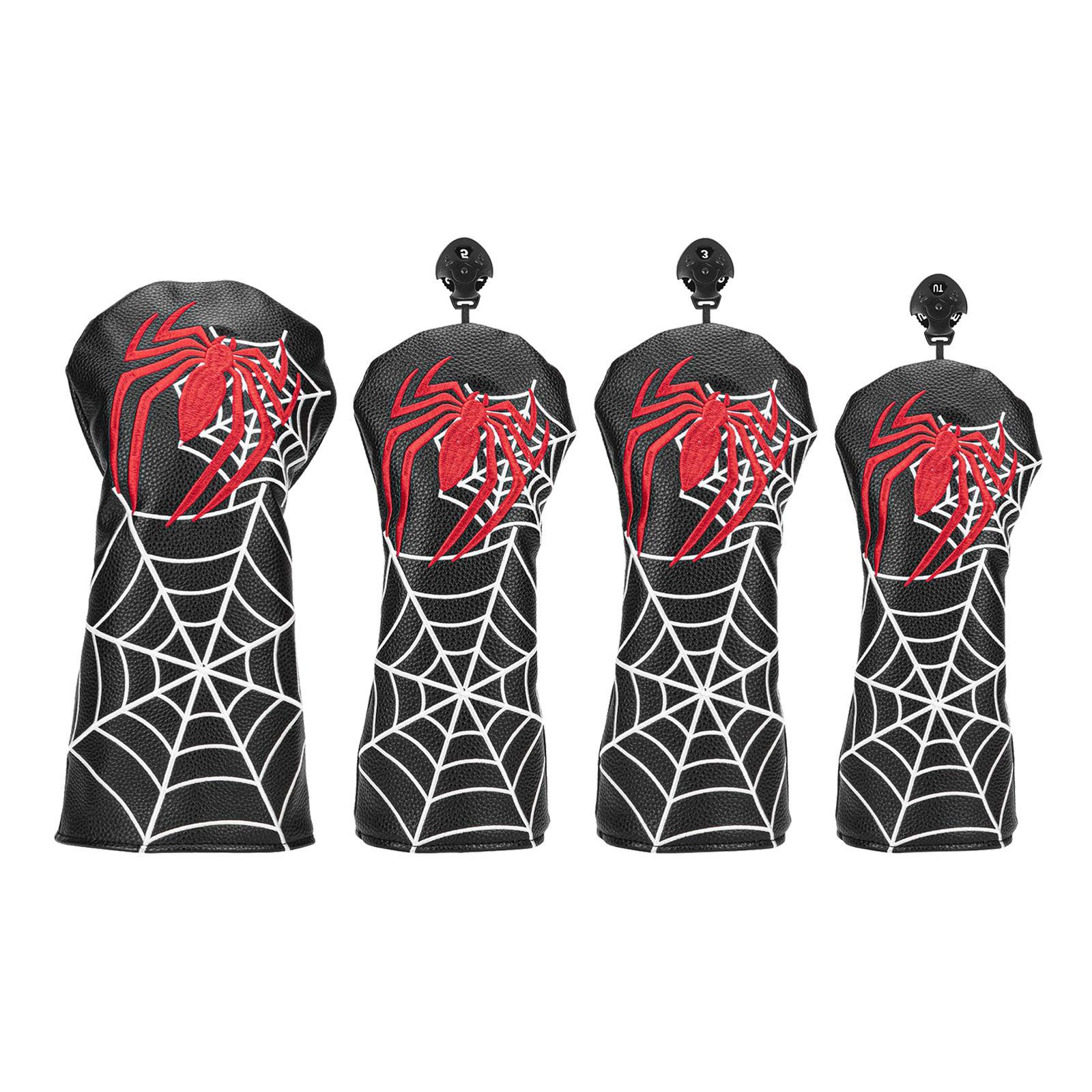 2 Pieces Durable Golf Head Cover No. 1, UT Club Headcover Case Gift Supplies