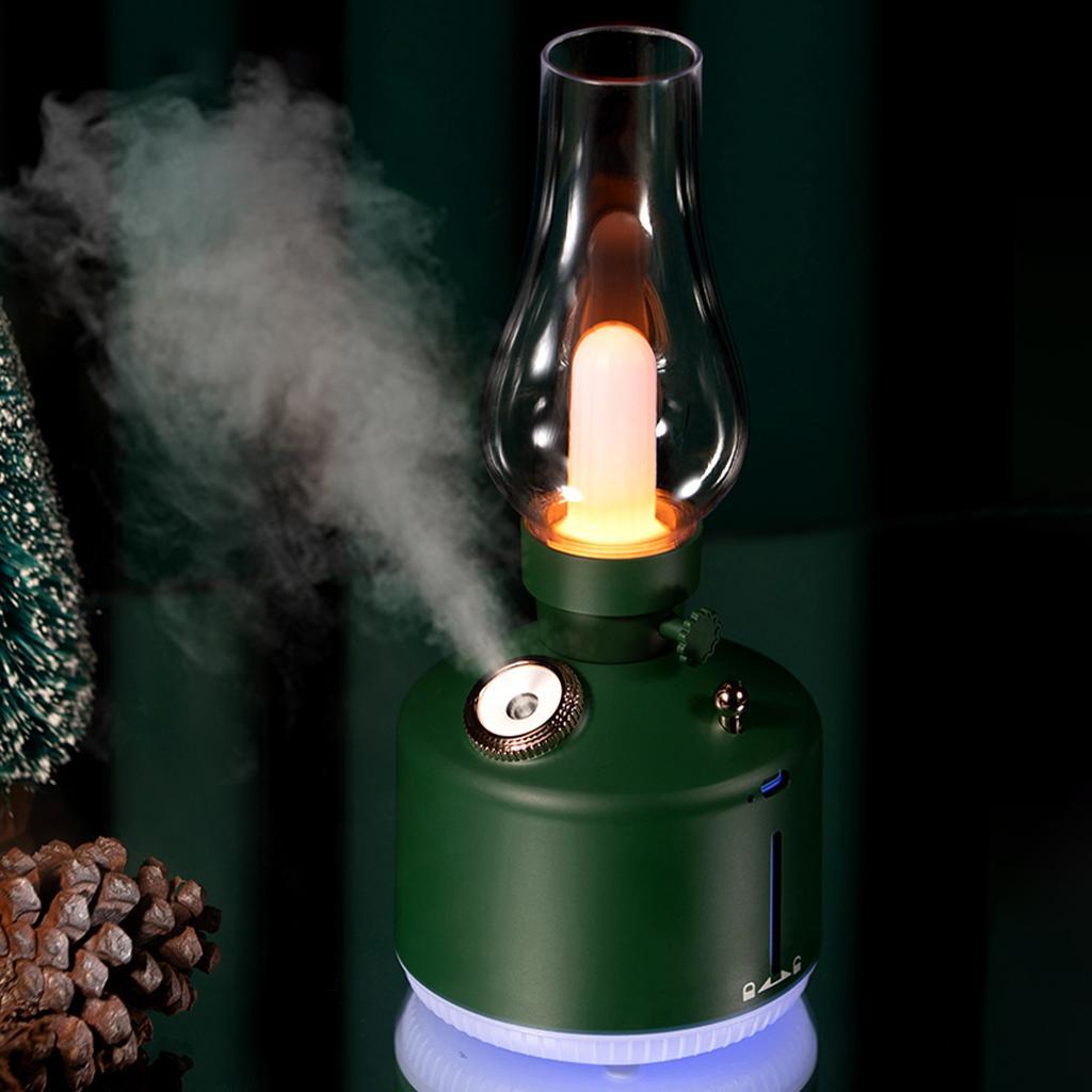 LED 280ml Air Humidifier  Essential Oil  Diffuser Night Light Green