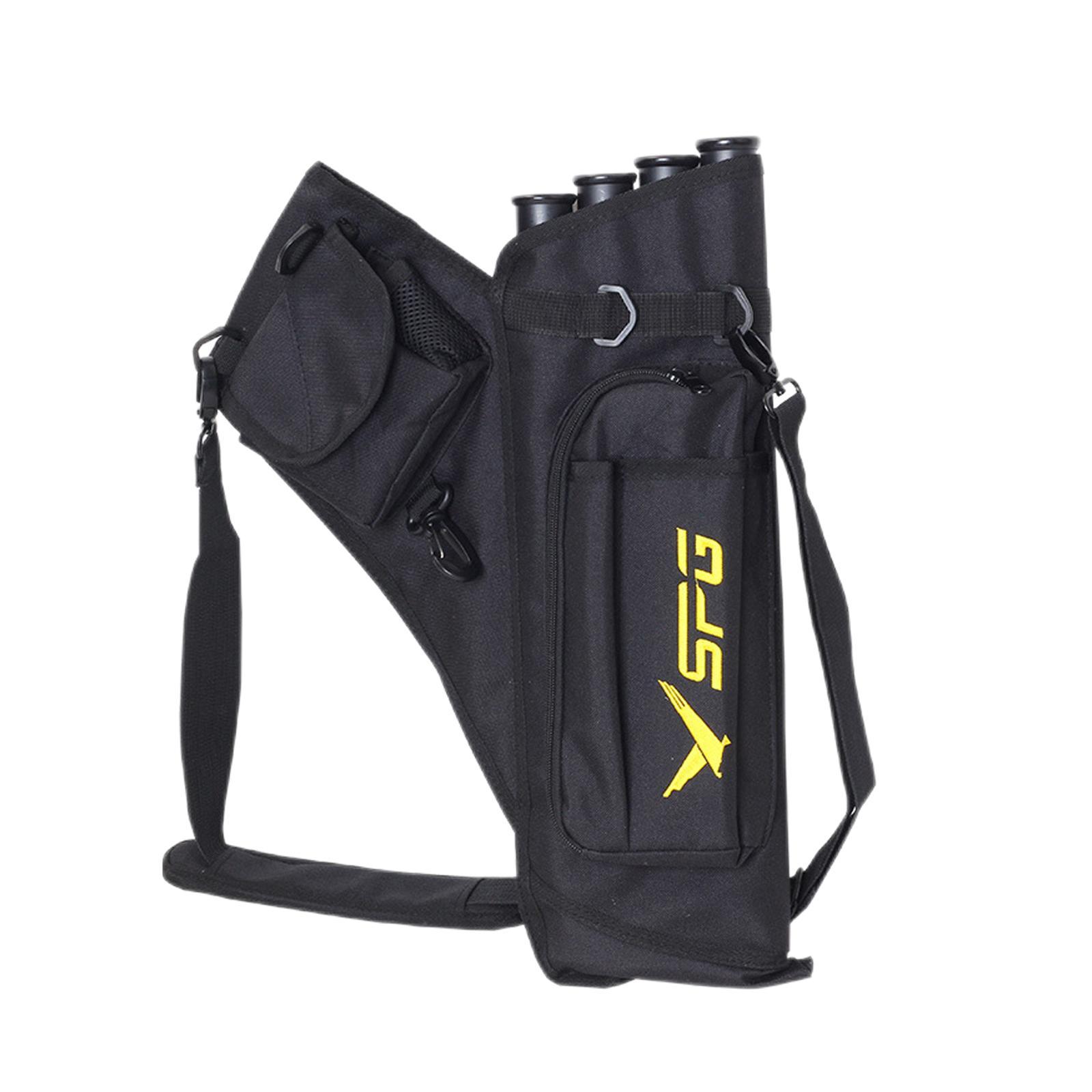 Quiver Holder 4 Tubes Back Waist Shoulder Bag