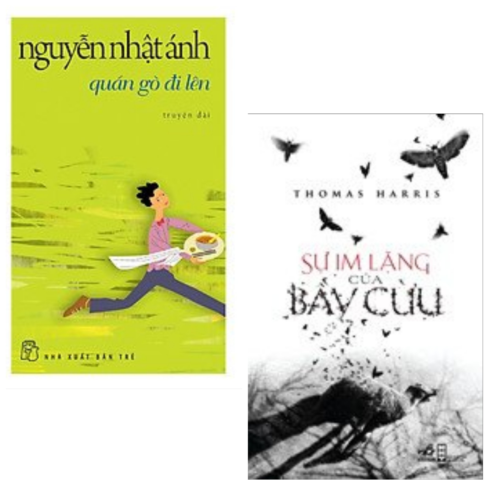 Combo 2 cuốn tác phẩm kinh điển: Sự Im Lặng Của Bầy Cừu + Quán Gò Đi Lên - Nguyễn Nhật Ánh + Bookmark Happy Life( Sách văn học bán chạy)