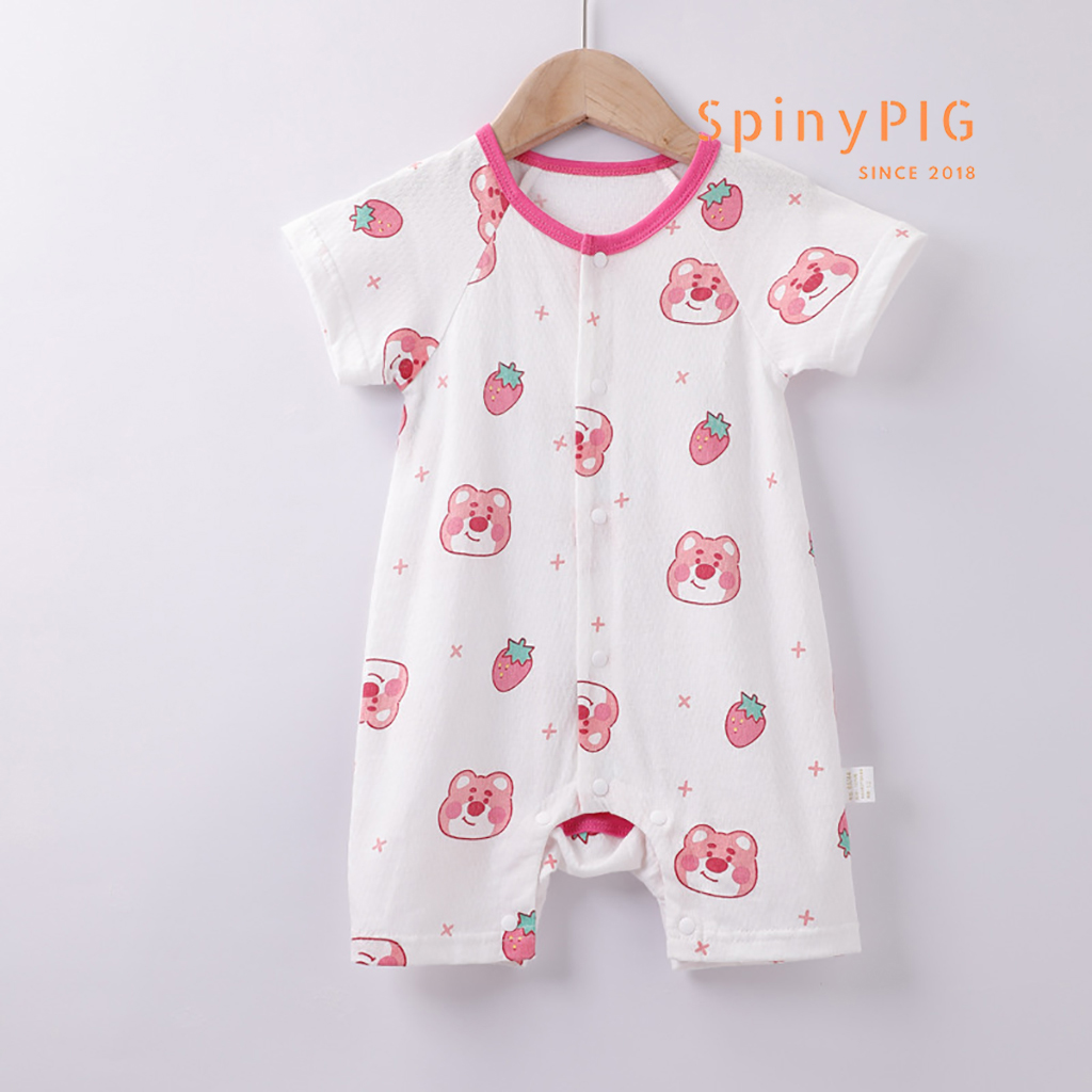 Bộ body cho bé sơ sinh 0-2 tuổi body đùi nhiều màu cotton lỗ mềm mát và thoáng khí cho bé trai bé gái mùa hè