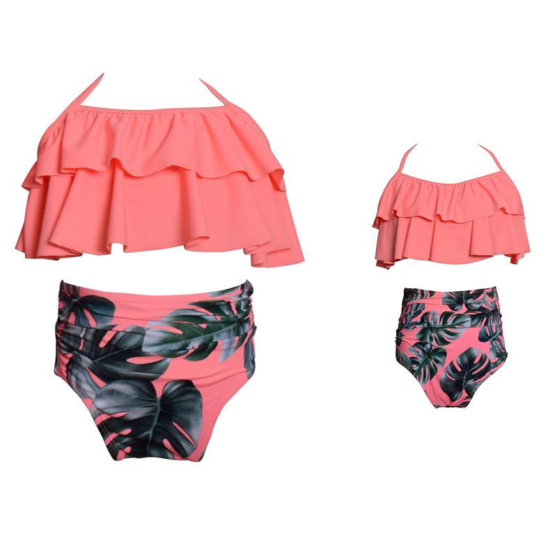 Phù Hợp Với Họ Đồ Tắm Mẹ Bơi Bikini Đồ Bơi Cho Mẹ Và Con Gái Đồ Bơi Nữ Trẻ Em Kid Cho Bé Bãi Biển Đồ Bơi