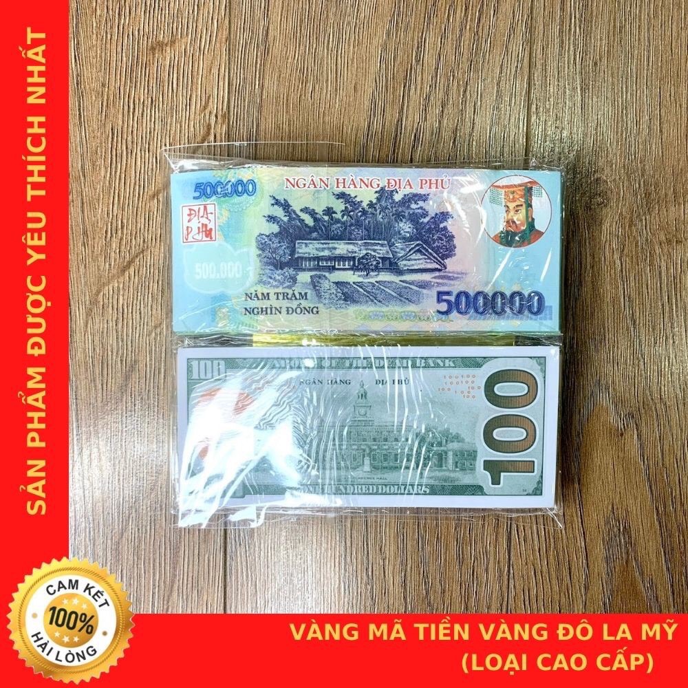 Sấp Vàng Mã Tiền - Đô La Mỹ - Vàng Lượng 9999 - LOẠI HÀNG CAO CẤP