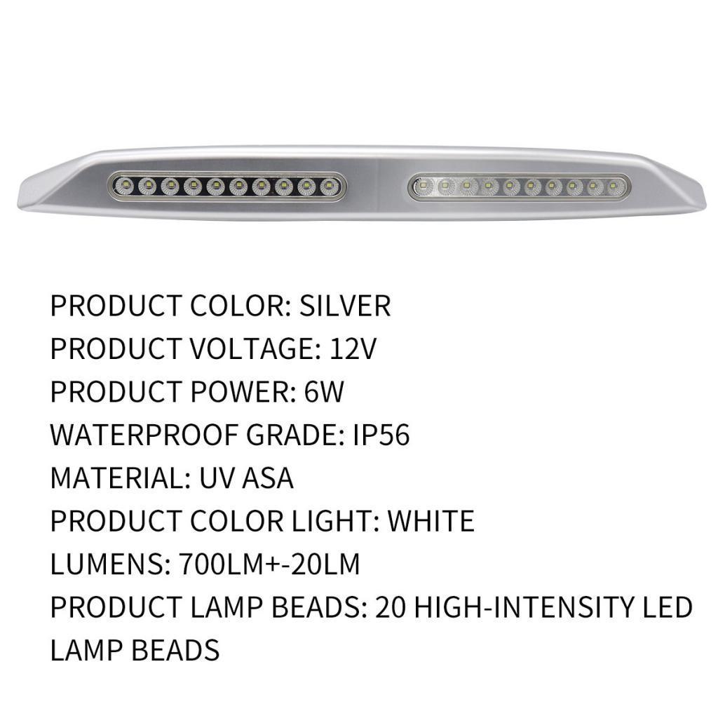12V RV 20LED Awning Light for Marine, Yacht, Motorhome,Travel Trailer,Camper