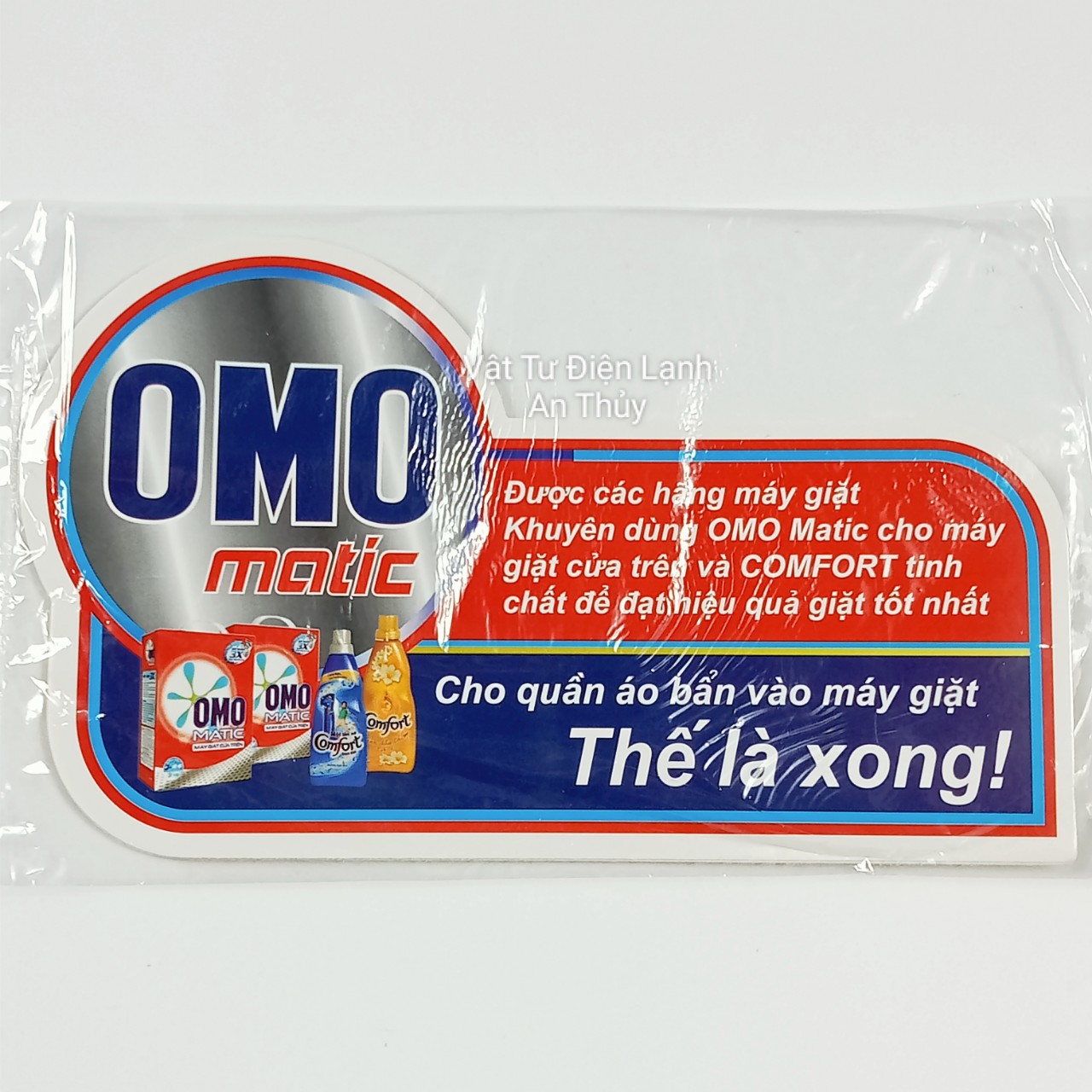 Combo 10 tem OMO dán máy giặt - Tem OMO máy giặt - Tem OMO trang trí máy giặt - Tem máy giặt