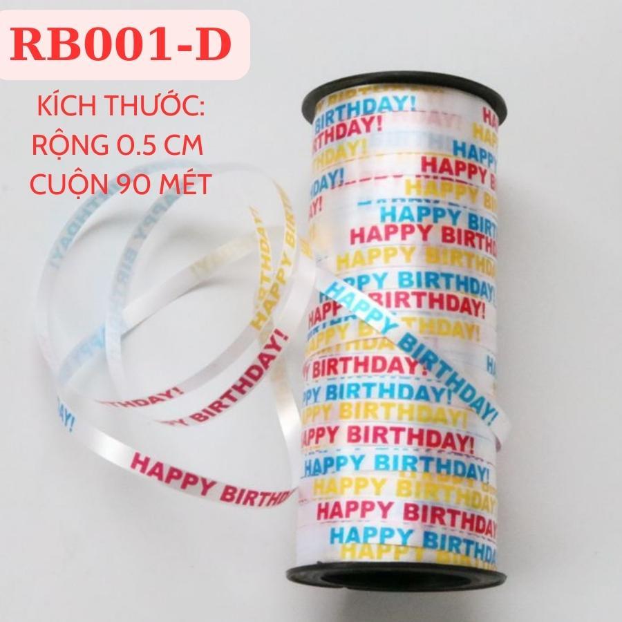 Ruy Băng Caro Phụ Kiện Trang Trí Hộp Quà Bánh Phụ Kiện Tóc May Mặc Handmade RỘNG 0.5 CM CUỘN 90 MÉT - RB001