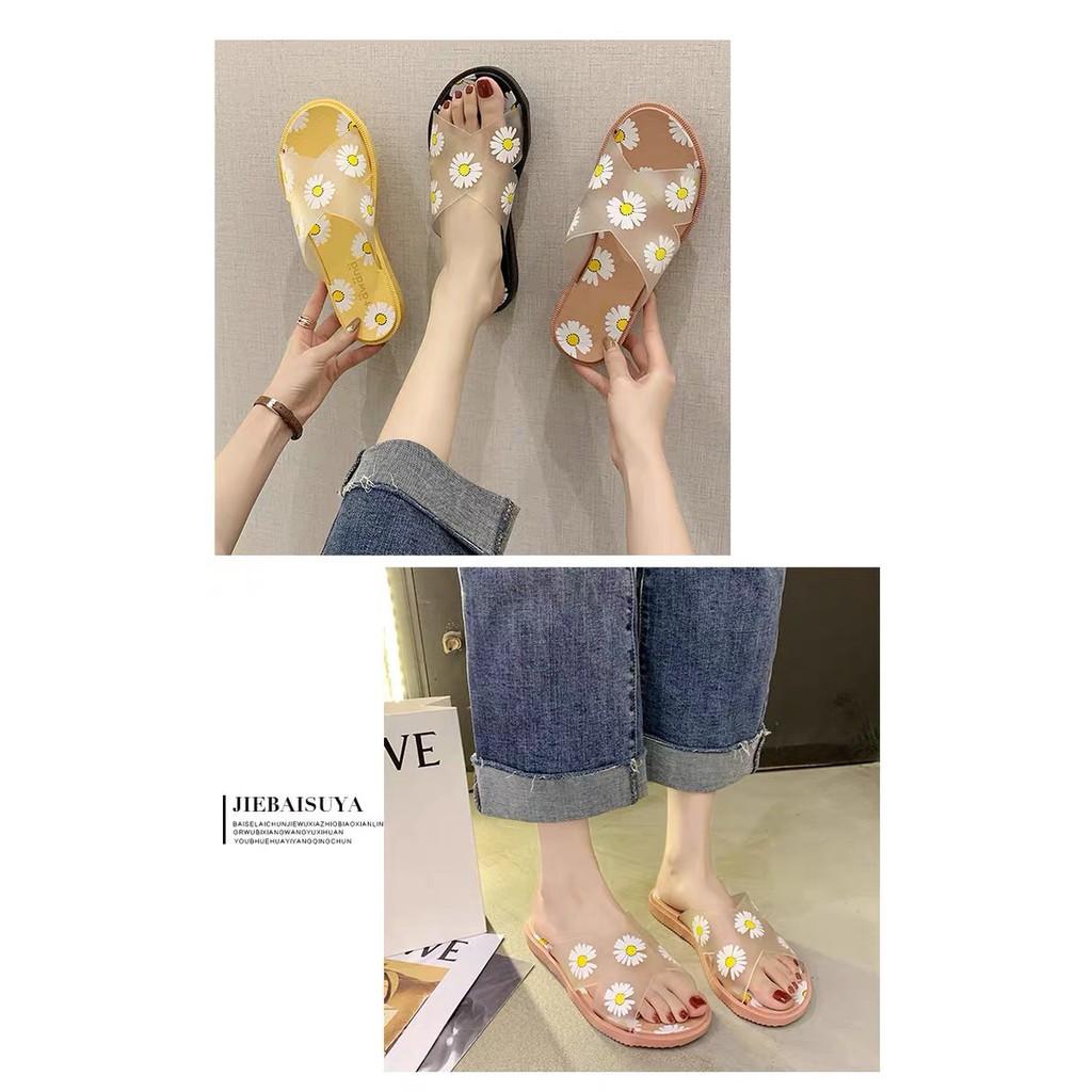 DÉP QUAI CHÉO HỌA TIẾT HOA XINH XẮN