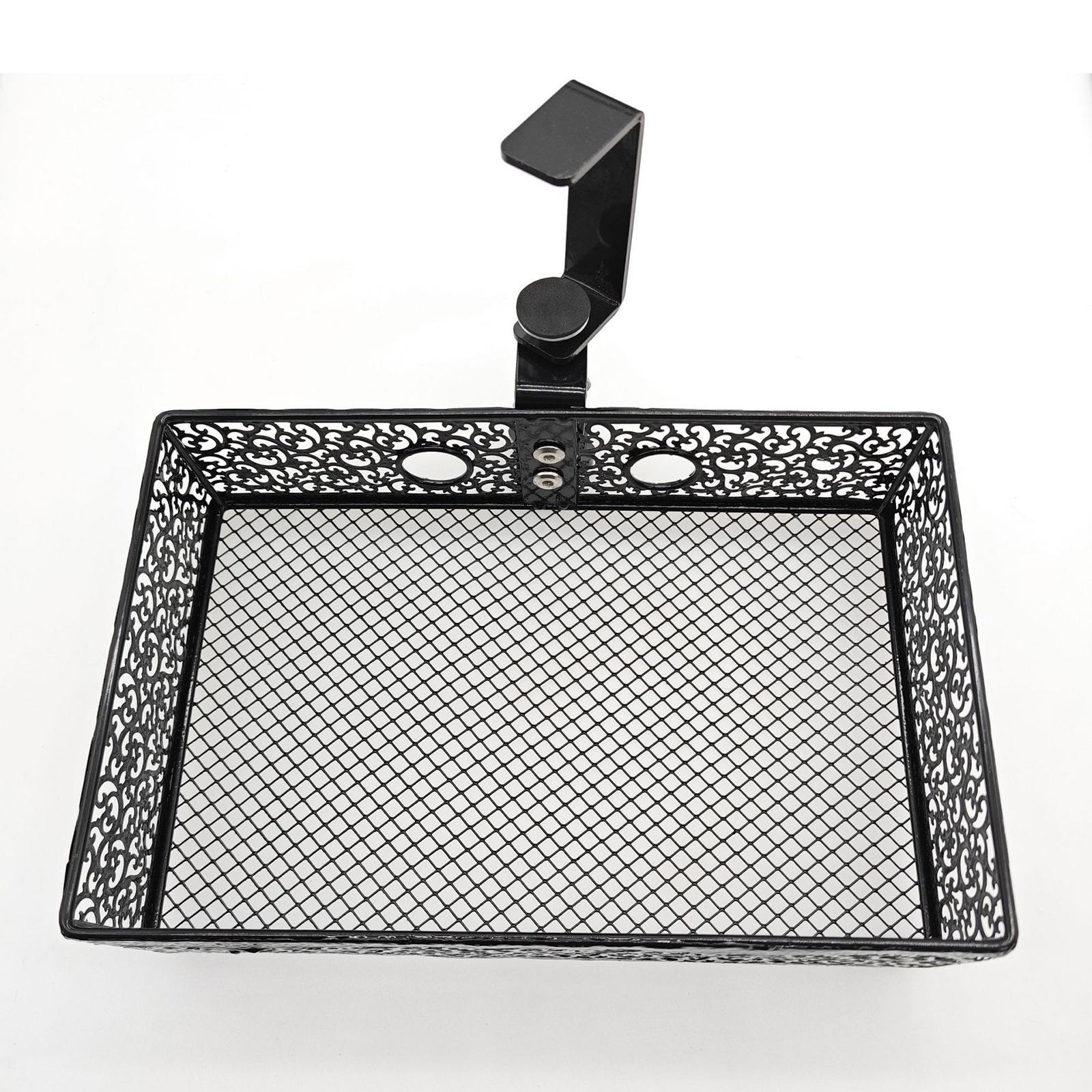 Under Desk Storage Organizer Swivel Metal Clamp Mount Stationary Holder