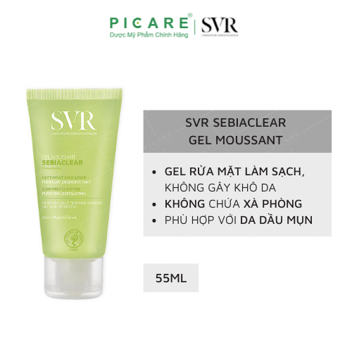 Sữa Rửa Mặt SVR Sebiaclear Gel Moussant