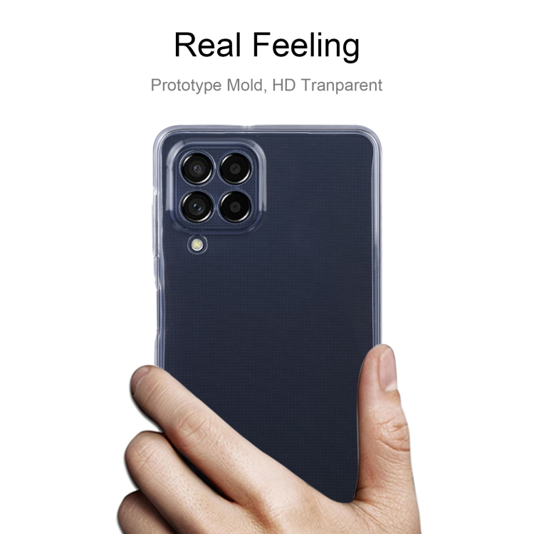 Ốp lưng silicon dẻo trong suốt mỏng 0.6mm cho Samsung Galaxy M33 5G hiệu Ultra Thin độ trong tuyệt đối chống trầy xước - Hàng nhập khẩu