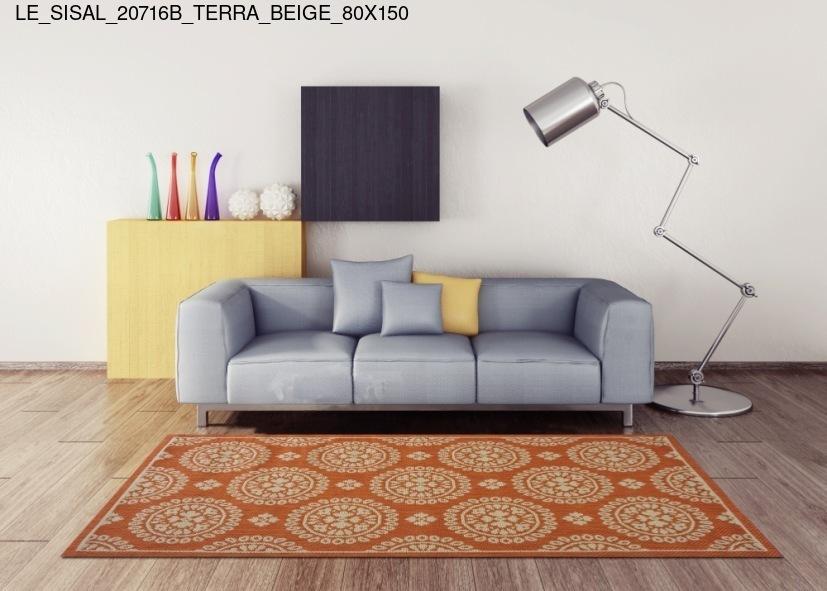 Thảm Sợi Ngắn le_sisal_20716b_terra_beige_80x150