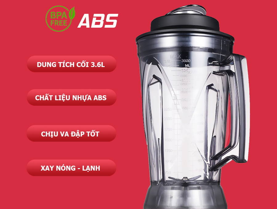 Máy xay sinh tố công nghiệp Fuki FK-3000 - Hàng chính hãng