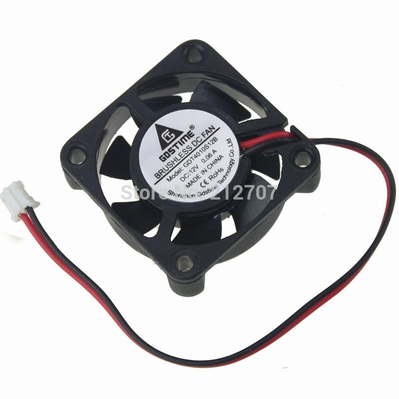 1pcs Gdstime DC 12V 2P 40mm 4010 40 x 40 x 10mm Brushless Machine Cooling Fan