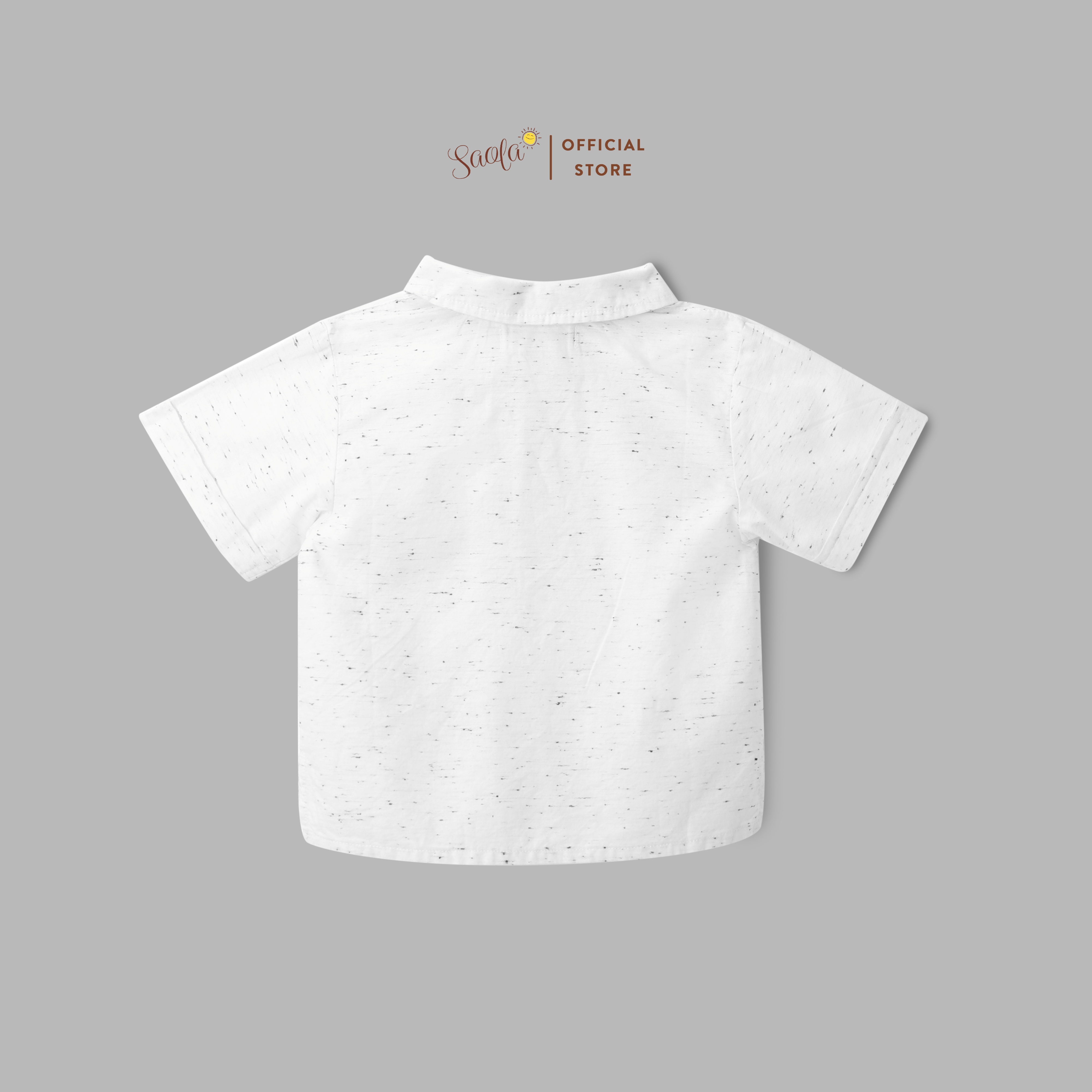 Áo Sơ Mi Oxford Cho Bé Trai Phong Cách Hàn Quốc Dễ Thương - ELFIN SHIRT - TOC009 - SAOLA KIDS CLOTHING