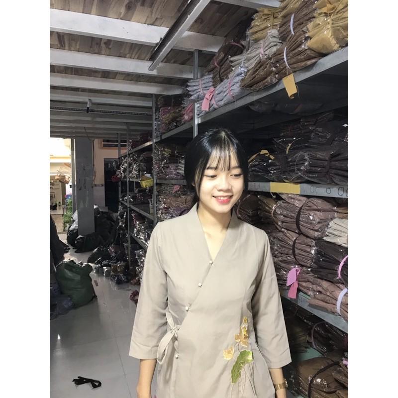 Đồ Lam Đi Chùa #Pháp Phục Phật Giáo#xéo nhật nơ