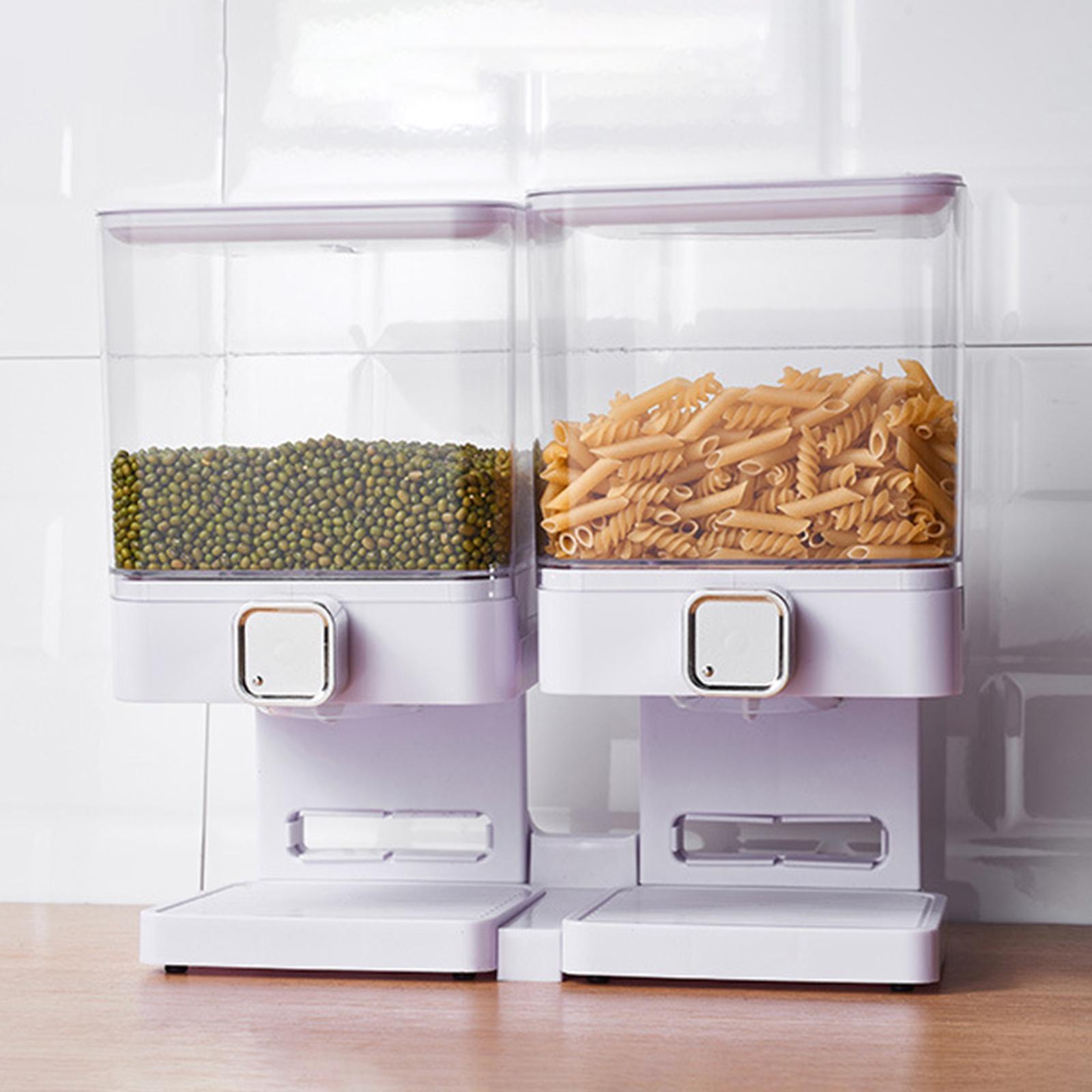 Compact Indispensable Designer Dry Food Dispenser for Kitchen Storage Tools