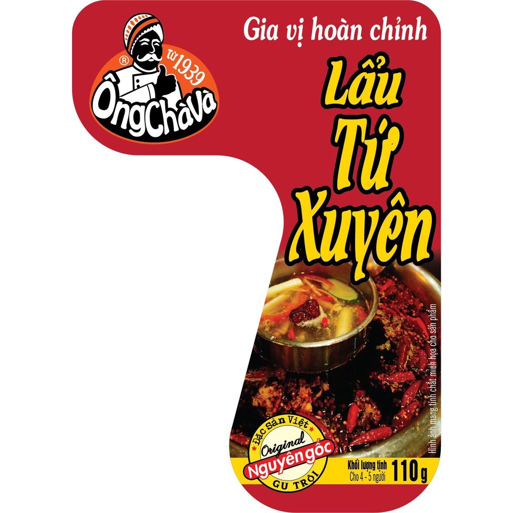 Gia Vị Lẩu Tứ Xuyên Hoàn Chỉnh Ông Chà Và 110g (Sichuan Pepper Hotpot)