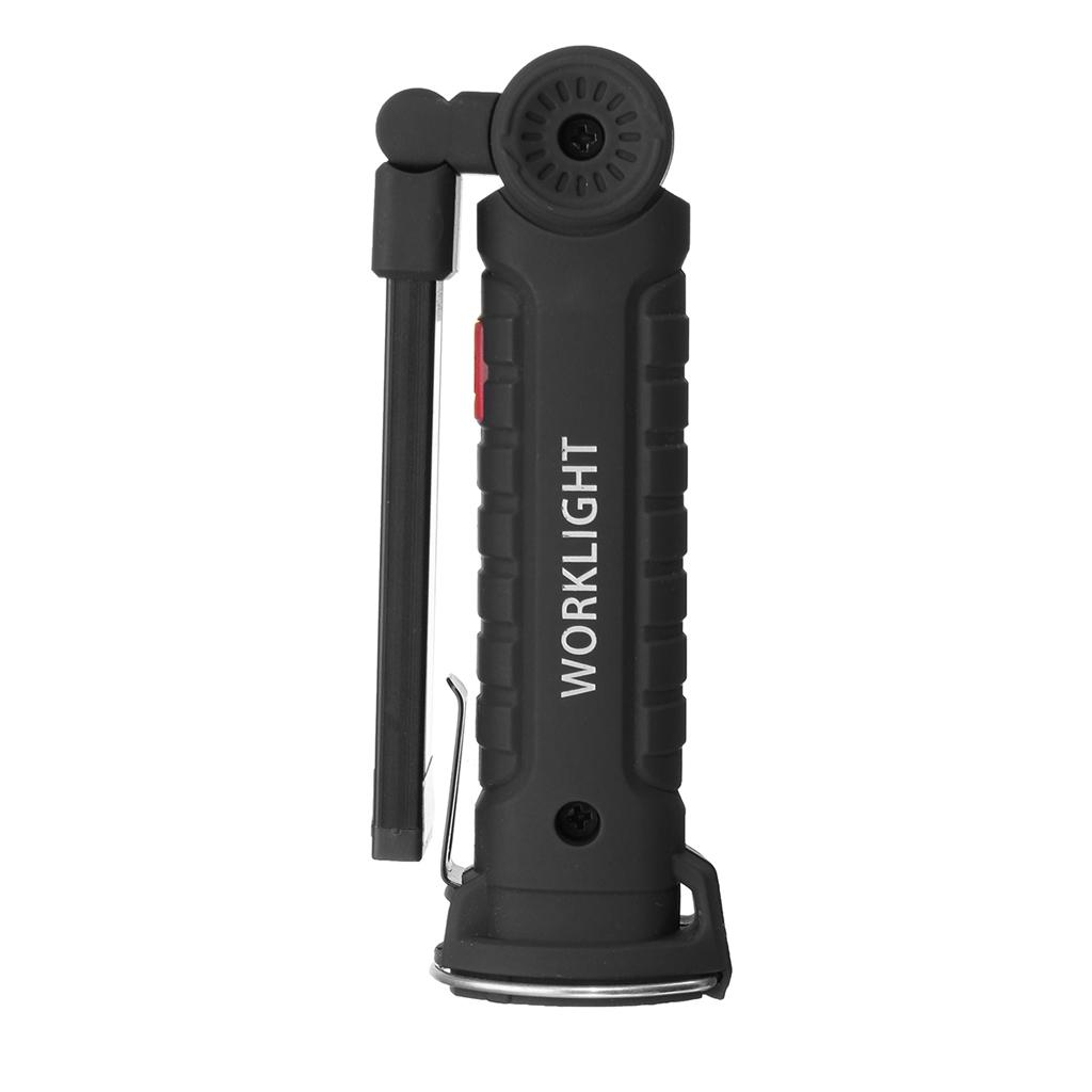 Set of 2, COB LED Work Light Pocket Flashlight Magnetic Base 360° Rotate