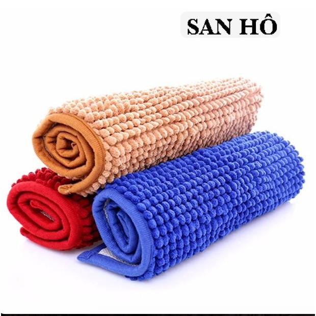 THẢM LAU CHÂN️THẢM CHÙI CHÂN BÁN NGUYỆT 3D CAO CẤP