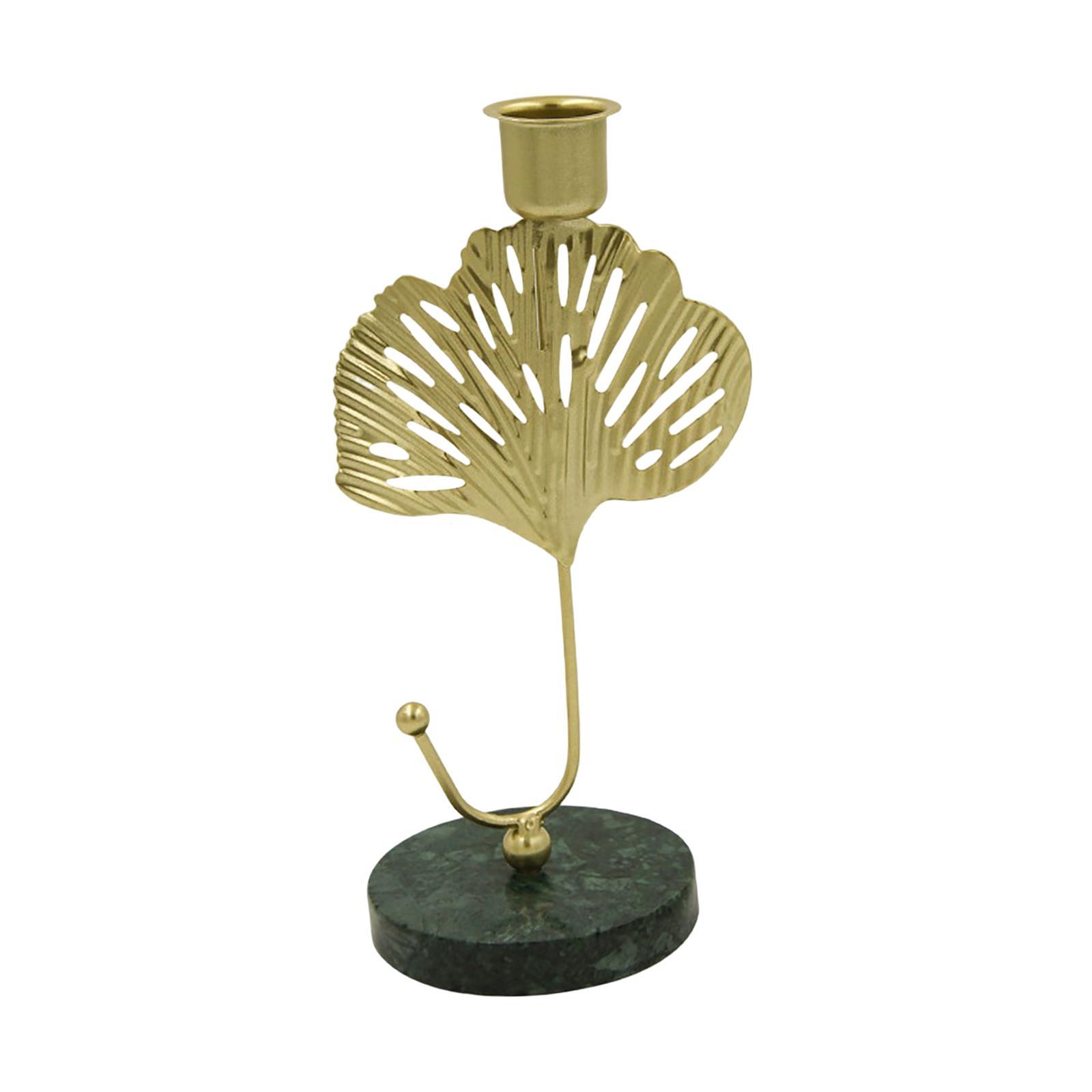 Leaves Decorative Taper Candles Holders Prayer Candles Party Candlestick