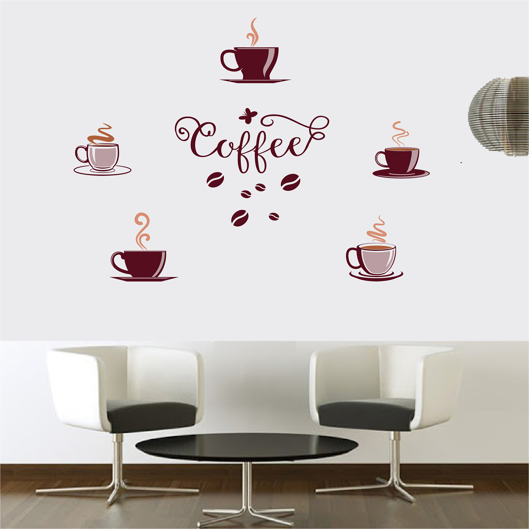 Decal trang trí quán số 19