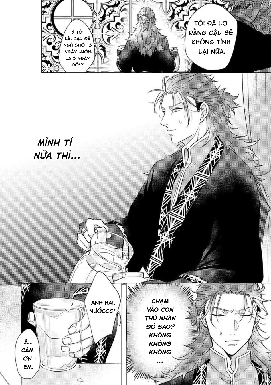 gặp gỡ em, thú nhân màu chàm trắng chapter 4 10