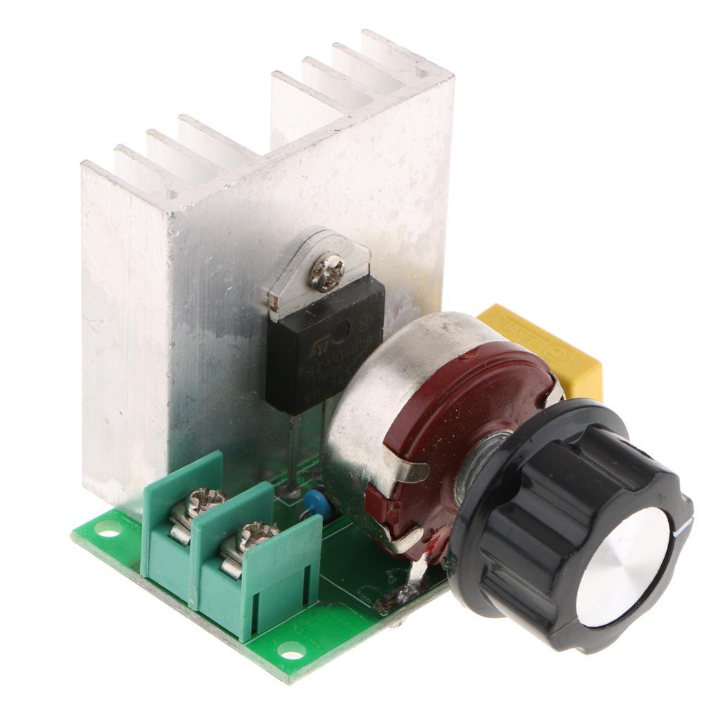 High Power 4000W SCR Voltage Regulator Dimmers Speed Controller Thermostat