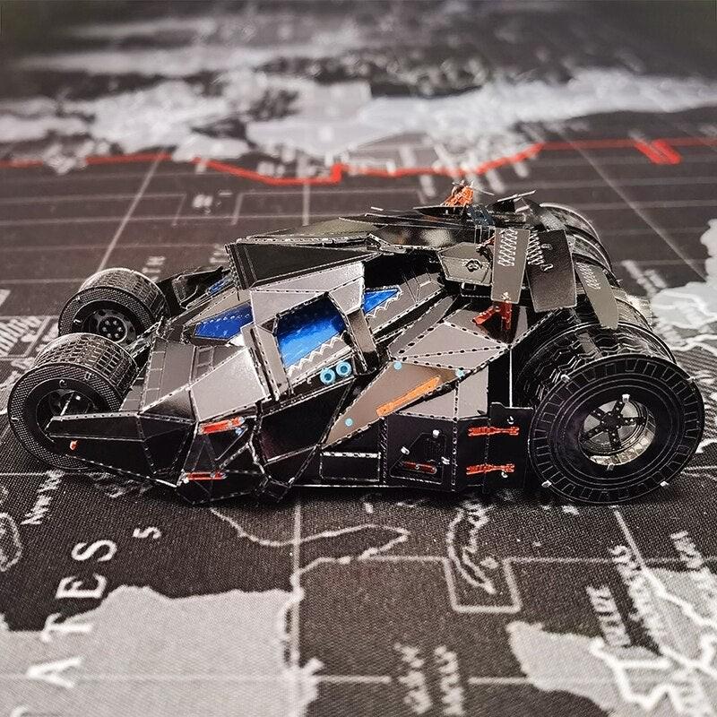Mô hình lắp ghép 3d kim loại xe batmobile 2005