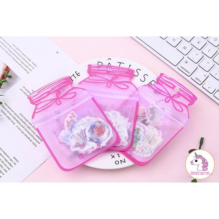 set 40 sticker ngộ nghĩnh phong cách nhật bản - trang trí sổ tay, sổ planner