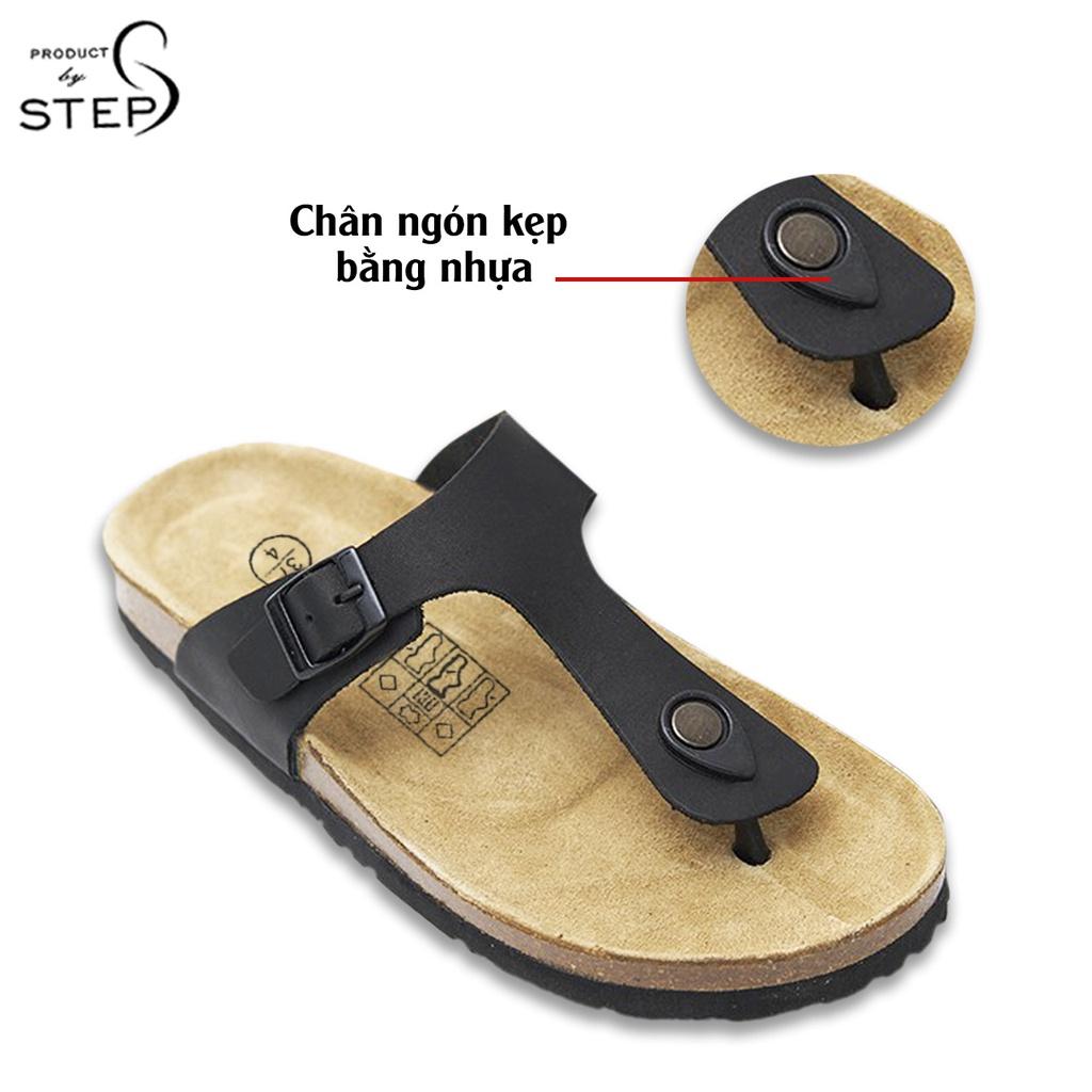 Dép đế trấu Unisex Da Quai kẹp ngón