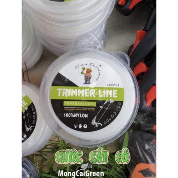 Cuộn Cước Cắt Cỏ Vuông Tròn 3-4mm 60m 0,5kg .