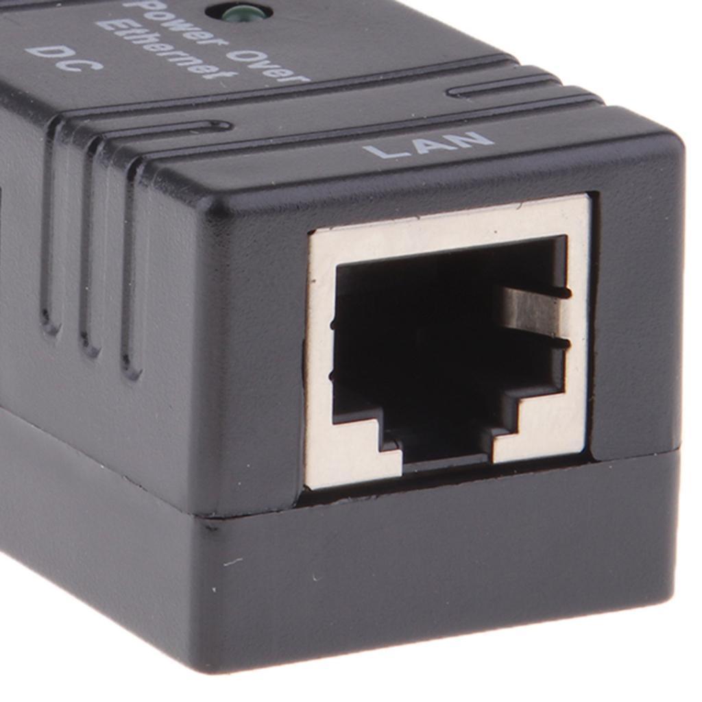 2x Passive RJ-45 POE Injector Splitter Over Ethernet Adapter Module