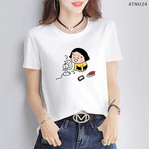 Áo Phông Cô Gái Hoạt Hình