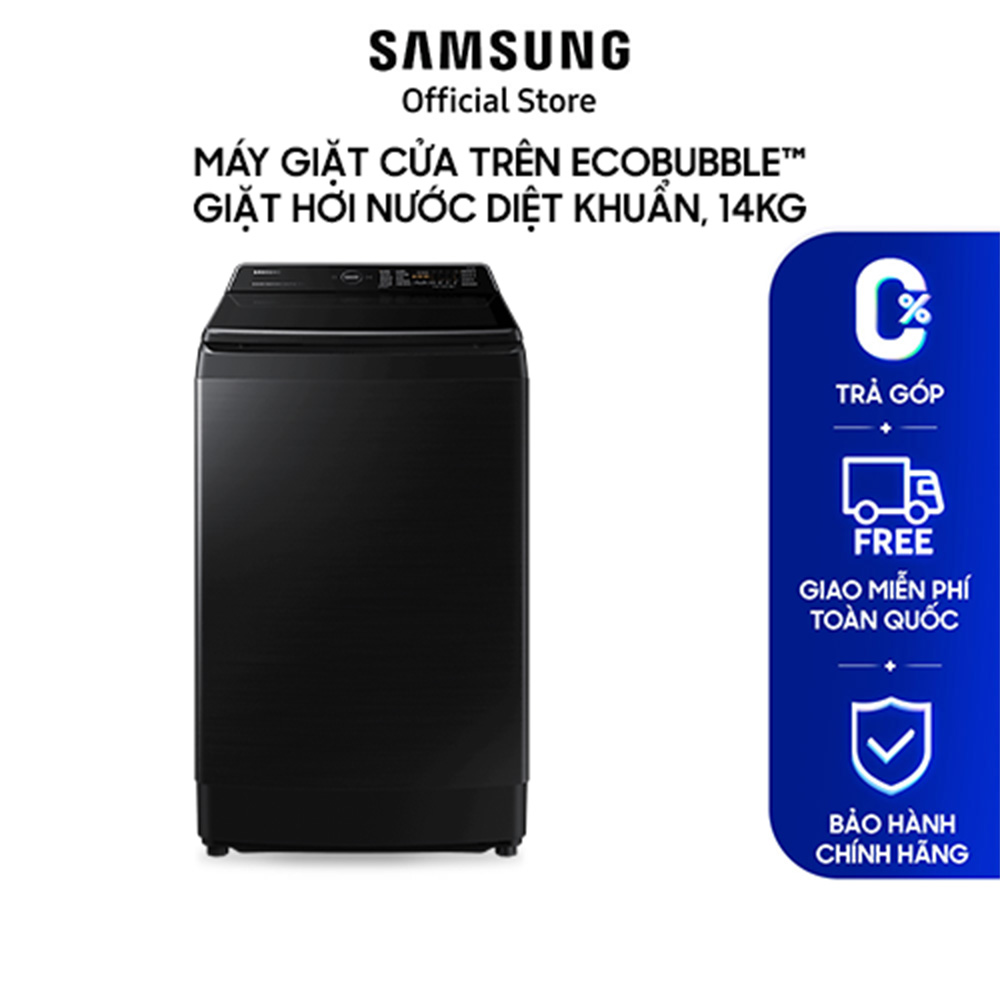 Máy giặt Samsung cửa trên Ecobubble 14kg (WA14CG5886B)-Hàng chính hãng