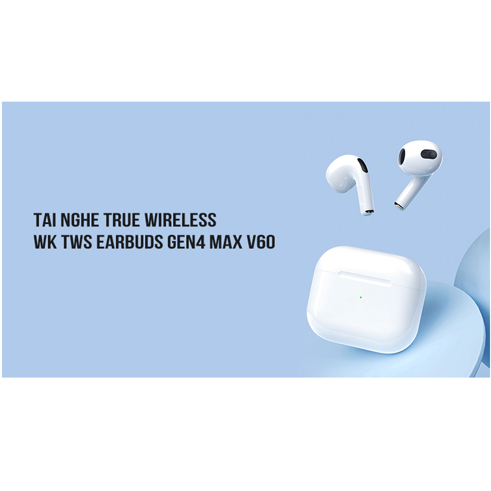 Tai nghe True Wireless Remax TWS Earbuds Gen4 MAX V60 - Hàng Chính Hãng