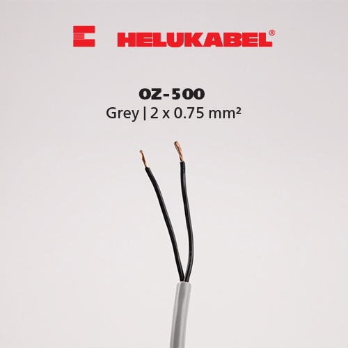 Dây cáp điều khiển HELUKABEL OZ-500 | Grey | 2 X 0.75 mm²