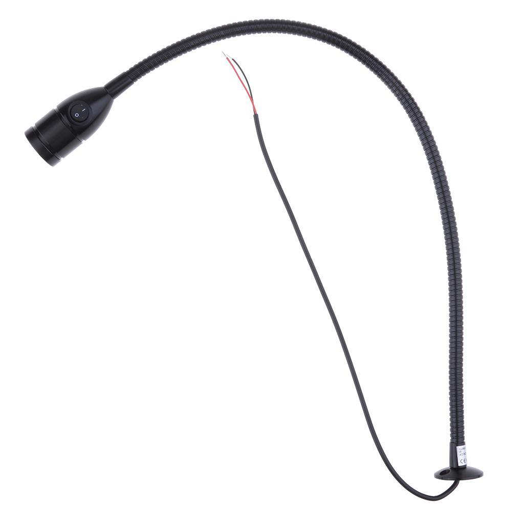 3X Marine Boat Reading Swivel Lights Desk Lamp 12V 3W