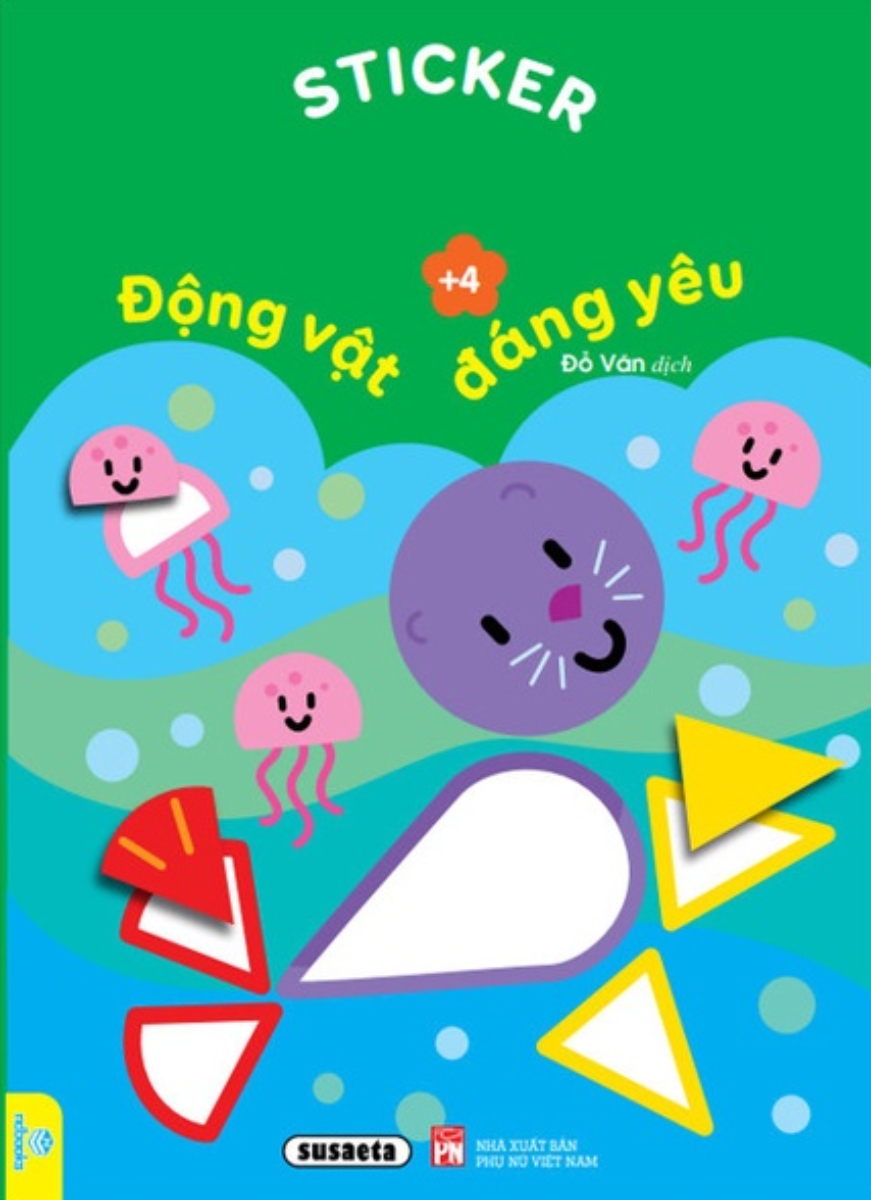 Sticker Động Vật Đáng Yêu - Dành Cho Bé 4 Tuổi