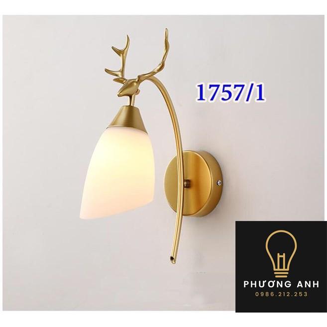Đèn LED Gắn Tường Nội, Ngoại Thất Sừng Hươu Trang Trí Nhà Cửa Loại 1 Mã Hàng 1757/1
